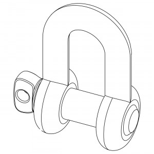 d&b audiotechnik E6507 Shackle 1 t / 2200 lbs d&b audiotechnik E6507 Shackle 1 t / 2200 lbs